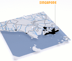 3d view of Singapore