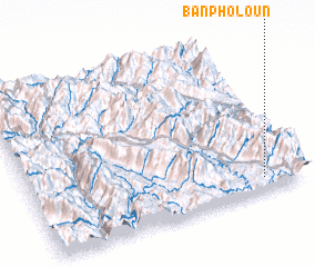 3d view of Bản Pho Loun