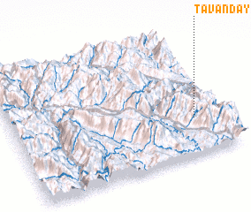 3d view of Tả Van Dáy