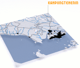 3d view of Kampong Temenin