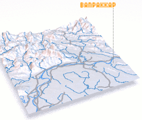 3d view of Ban Pak Kap