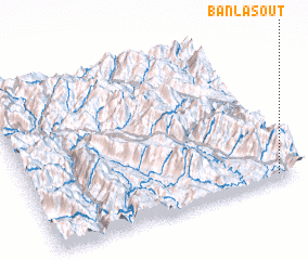 3d view of Bản La Sout