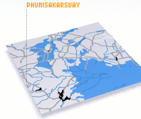 3d view of Phumĭ Sakâr Svay