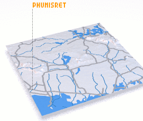 3d view of Phumĭ Srĕt