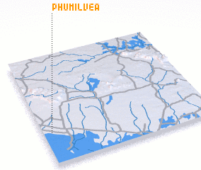 3d view of Phumĭ Lvéa