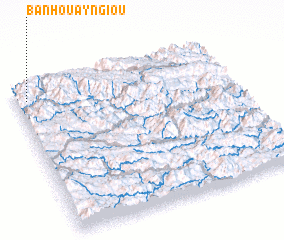 3d view of Ban Houay Ngiou