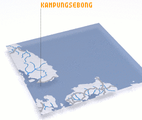 3d view of Kampung Sebong