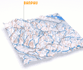 3d view of Bản Pảu