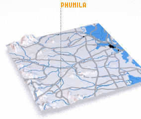 3d view of Phumĭ Lâ