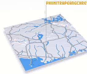 3d view of Phumĭ Trâpeăng Chrey