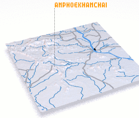 3d view of Amphoe Khamcha-i