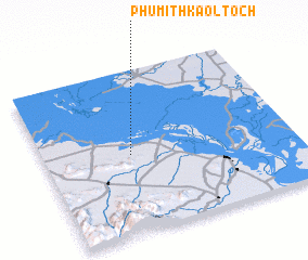 3d view of Phumĭ Thkaôl Toch