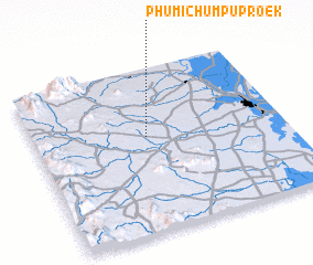 3d view of Phumĭ Chumpu Prœ̆k