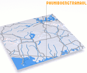 3d view of Phumĭ Bœ̆ng Trâmaôl