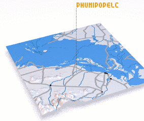 3d view of Phumĭ Pôpél (2)