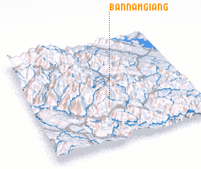 3d view of Bản Nam Giang