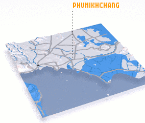 3d view of Phumĭ Khchâng