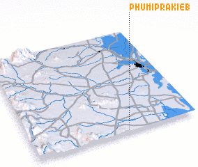 3d view of Phumĭ Prâkiĕb