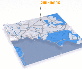 3d view of Phumĭ Dong