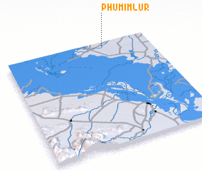 3d view of Phumĭ Mlur