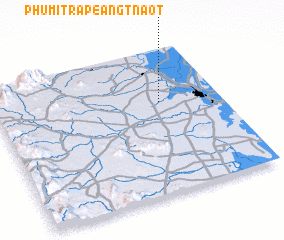 3d view of Phumĭ Trăpeăng Tnaôt