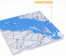 3d view of Phumĭ Ta Nŏb