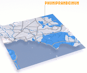 3d view of Phumĭ Prămbei Mŭm