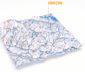 3d view of Khê Cho