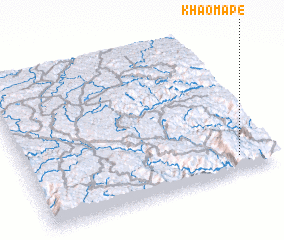 3d view of Khào Ma Pé