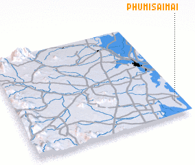 3d view of Phumĭ Sai Mai