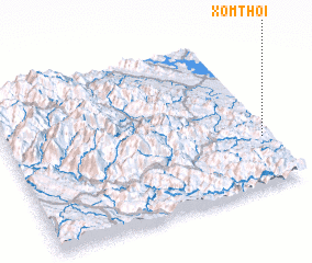 3d view of Xóm Thói