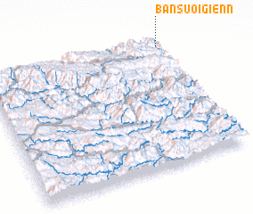 3d view of Bản Suối Gienn