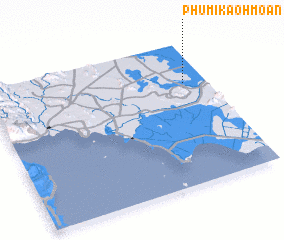 3d view of Phumĭ Kaôh Moân