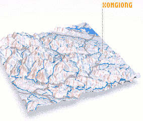 3d view of Xóm Giông