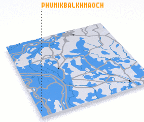 3d view of Phumĭ Kbal Khmaôch