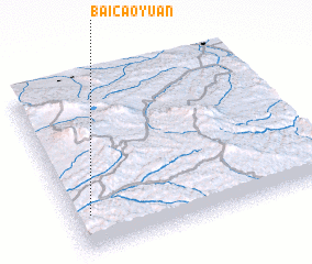 3d view of Baicaoyuan