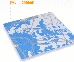 3d view of Phumĭ Moăn Dáb