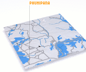 3d view of Phumĭ Pana