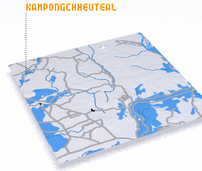 3d view of Kâmpóng Chheutéal