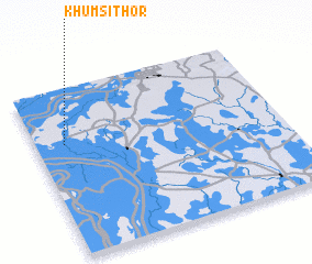 3d view of Khŭm Sithôr