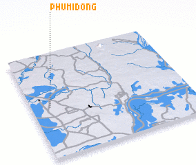 3d view of Phumĭ Dong