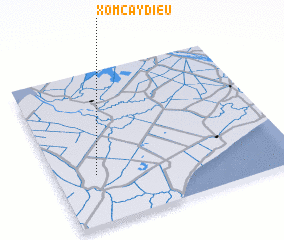 3d view of Xóm Cây Ðiều