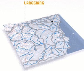 3d view of Làng Giang