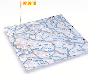 3d view of Xóm Ðinh