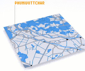 3d view of Phumĭ Vôtt Char