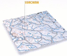 3d view of Xóm Chính