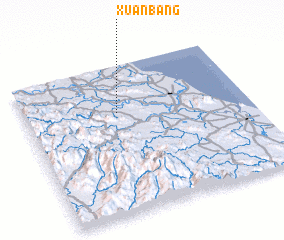 3d view of Xuân Bâng