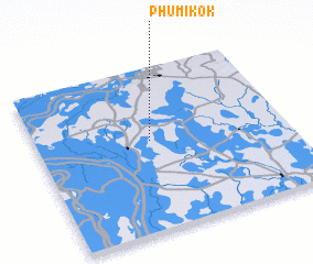 3d view of Phumĭ Kôk