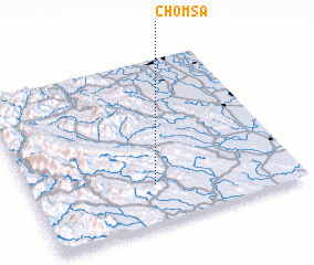 3d view of Chòm Sạ