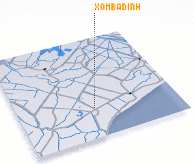 3d view of Xóm Ba Ðình